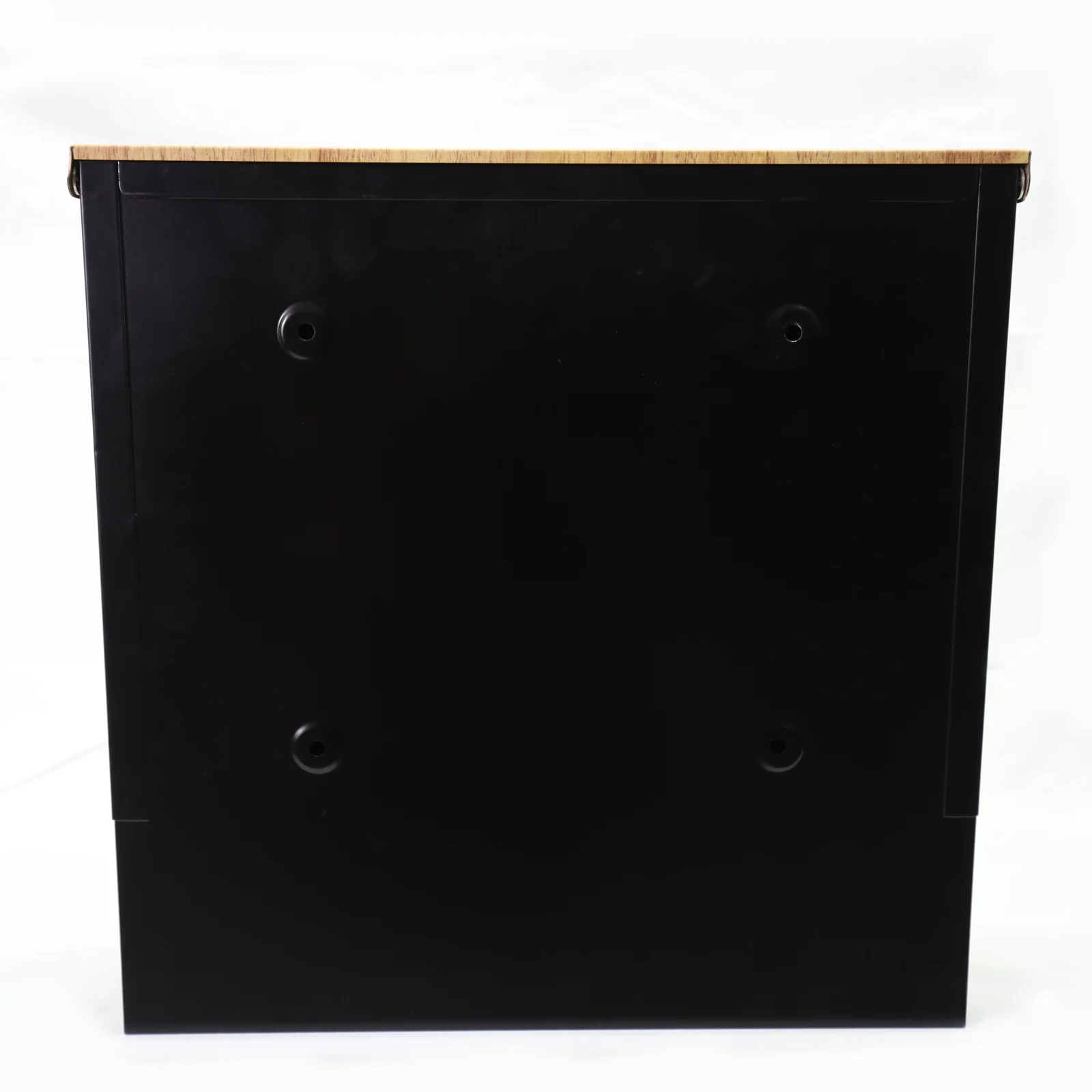 Light wood grain iron spray simple high quality outdoor mailbox with lock