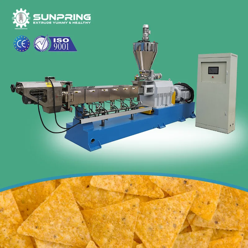 SunPring doritos chip making machine corn chip making factory tortilla chip machine
