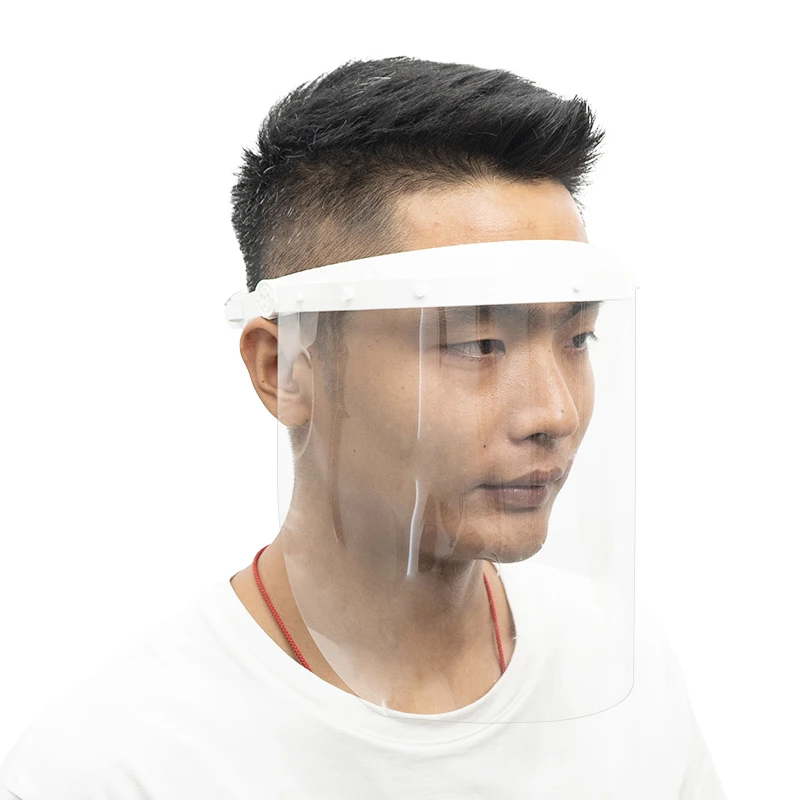 Transparent Anti Fog Face Shield Custom Color Safety