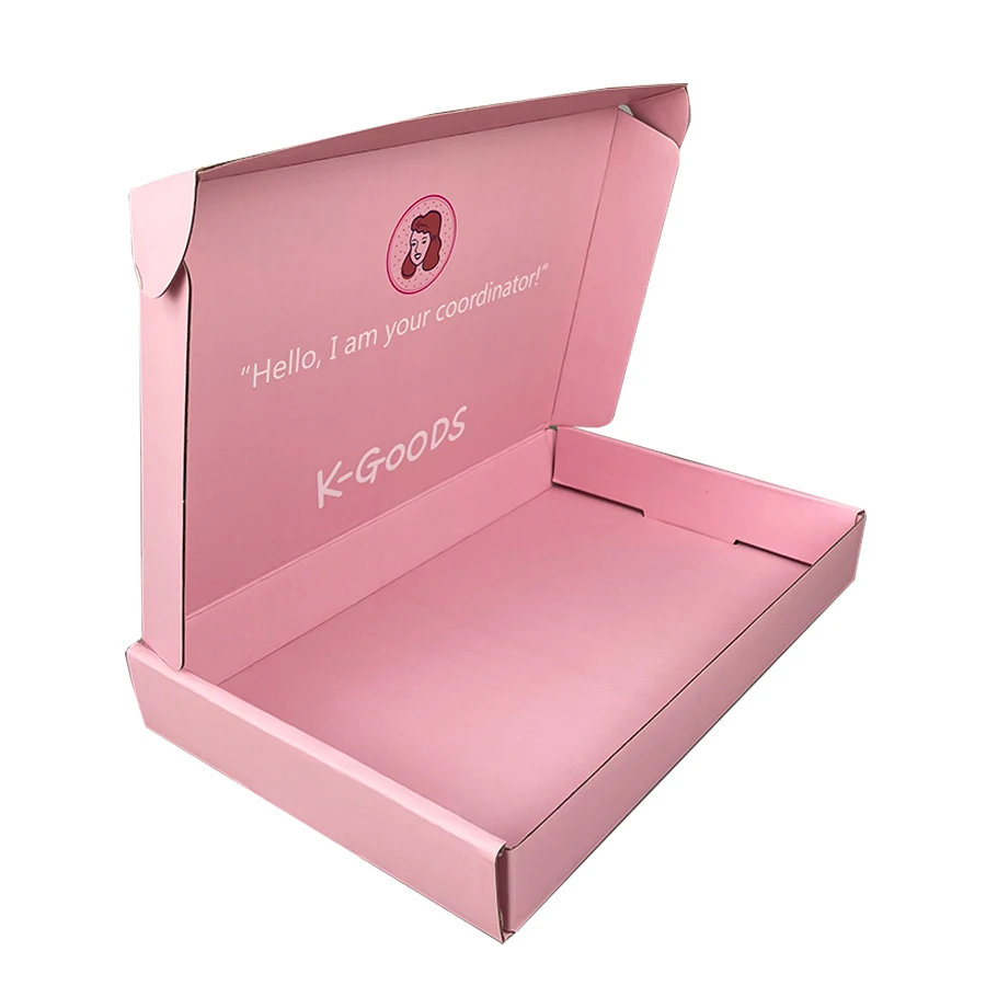 5 Ply Pink Color Lightweight Shipping Boxes For Small Business Goods Packaging