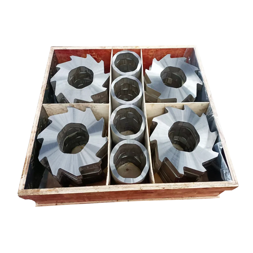 FDL-Double Shaft Shredder Feeding Box Shredder Chassis Machine Blade