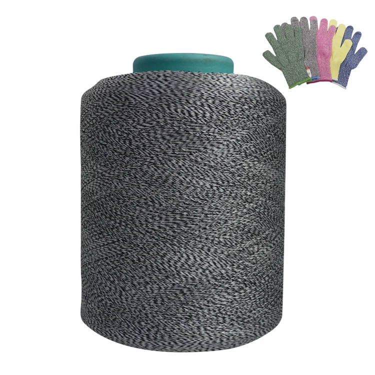 Factory direct sales of UHMWPE anti-cutting polyester safety protective yarn