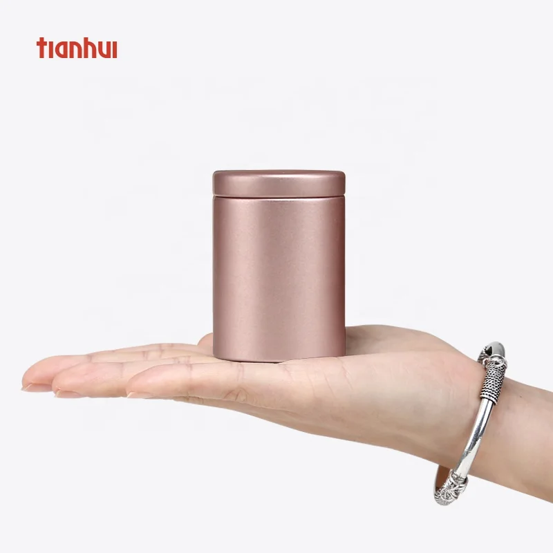 Copper Tea Can Mini Tin For Promotional Items Print Logo Label