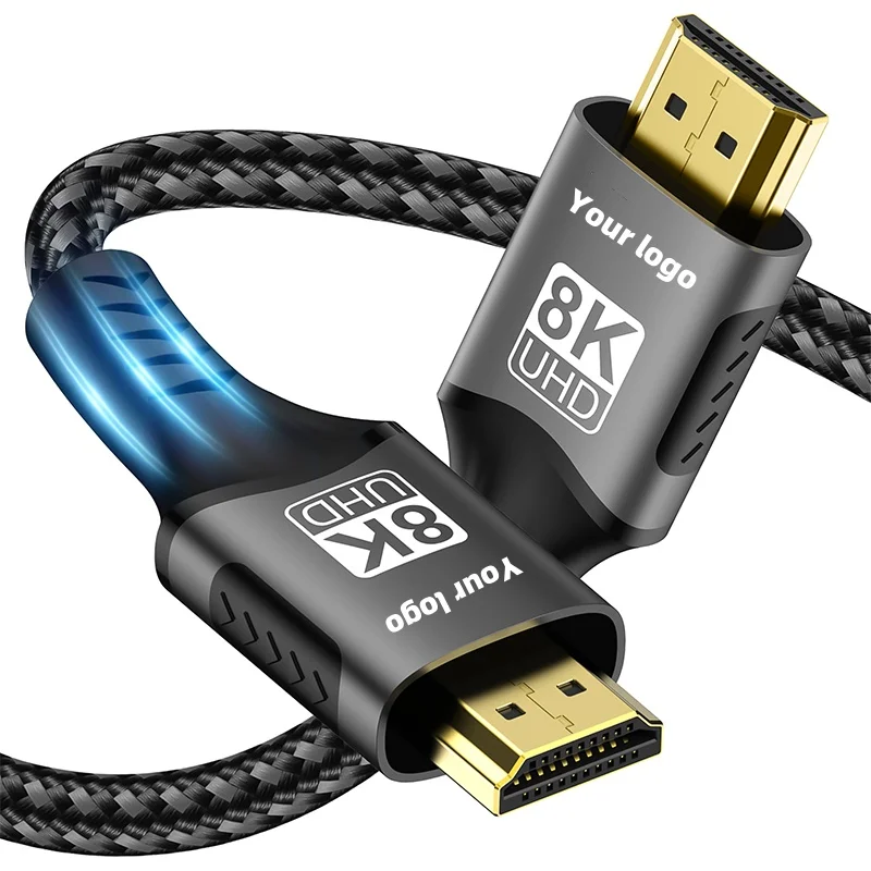 8K 60hz 4K 120Hz 2 1 позолоченный HDMI к HMDI совместимый кабель Movil a TV видео провод HDTV Kabel 3D Cavo 8k