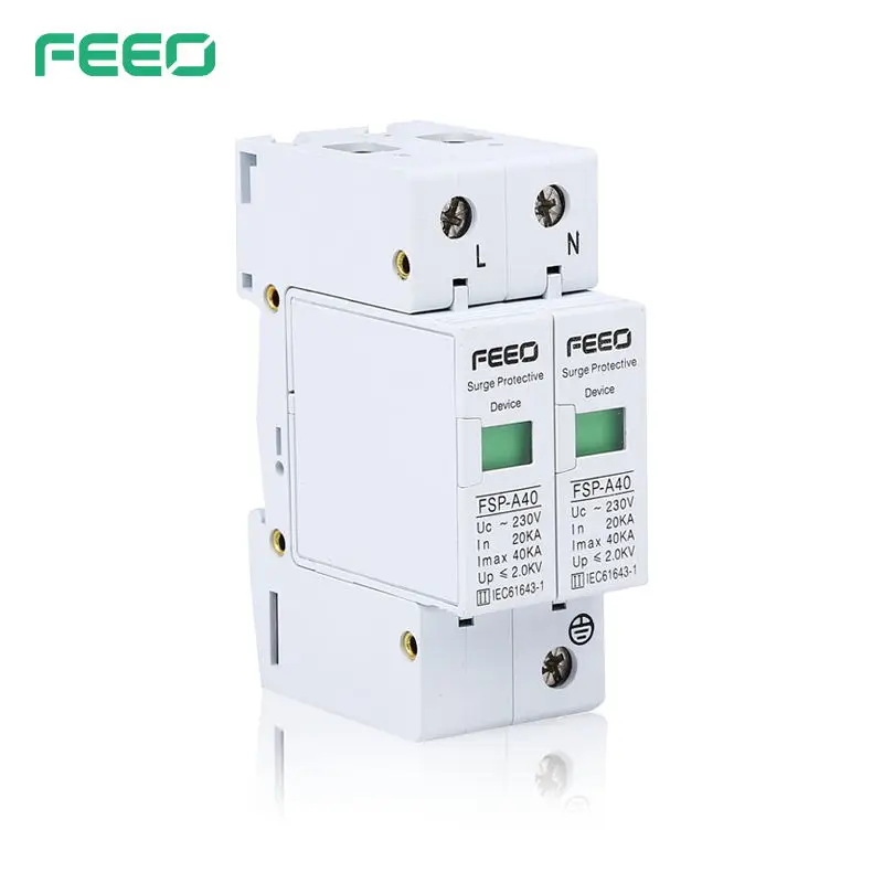  Feeo FSP-A80 переменного тока сетевой фильтр СПД высокое качество 3P 40-80ka 230V/275V 358V/420V защитой от перенапряжения из Китая по низкой