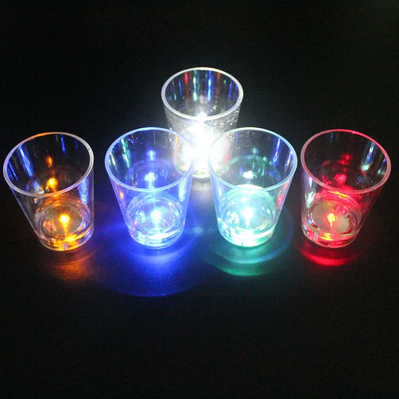 35mm Push Button Ice Cube 3 Model Flash New LED Light Ice Cubes Party Bar Festival Wedding Cup Decoration Luminous Night Lamp