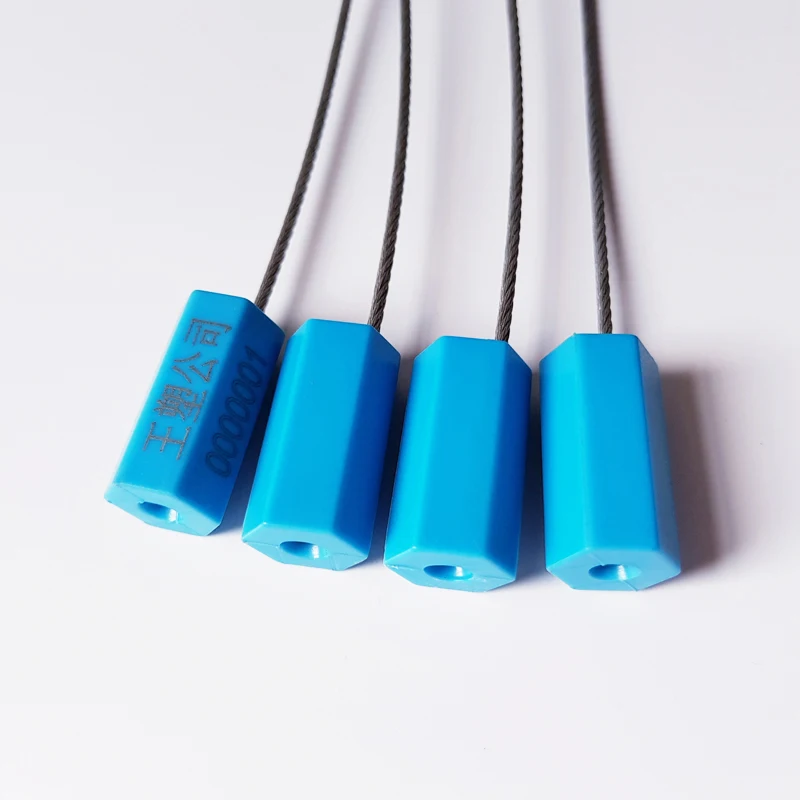 Shipping companies use pull tight 31cm high security steel cable seal/rubber seal for cable entry