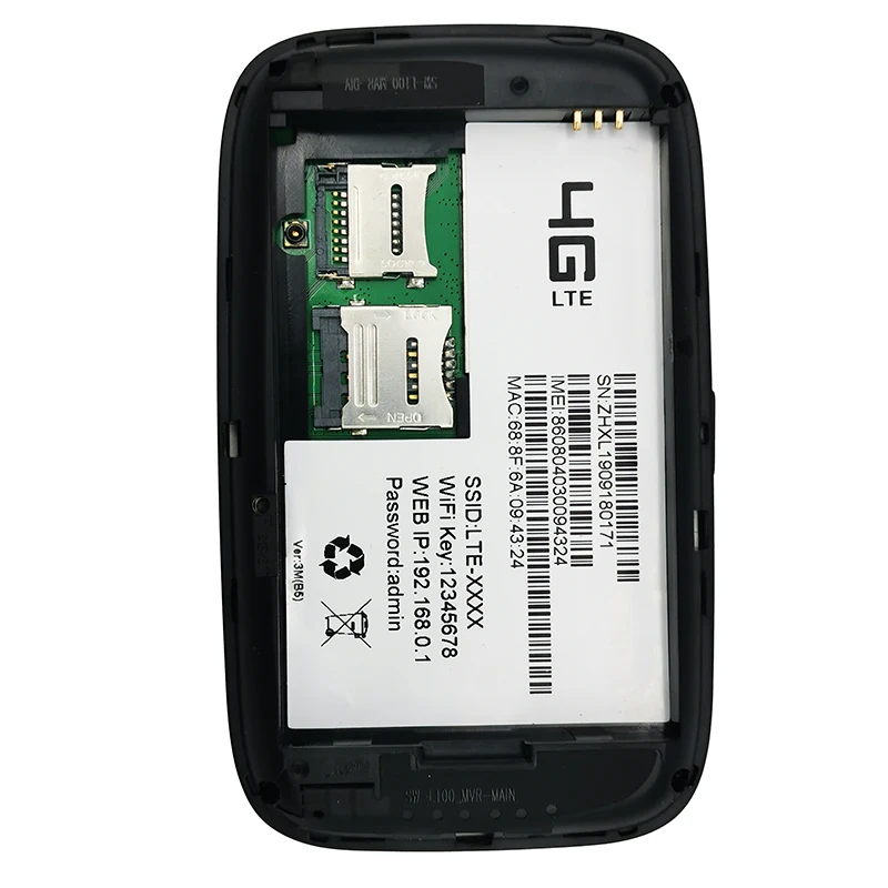 cheap price LTE LCD LED mifis 4g router with sim card pocket router Type-C 2100mAh  4g router pocket wifi