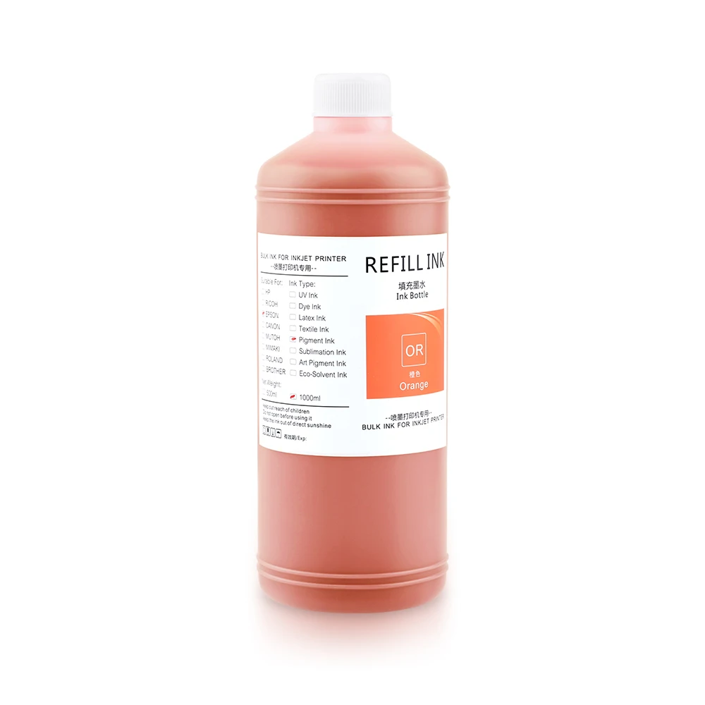 MWEI 1000ML/Bottle 12 Colors Pigment Ink For Epson 1390 Printer
