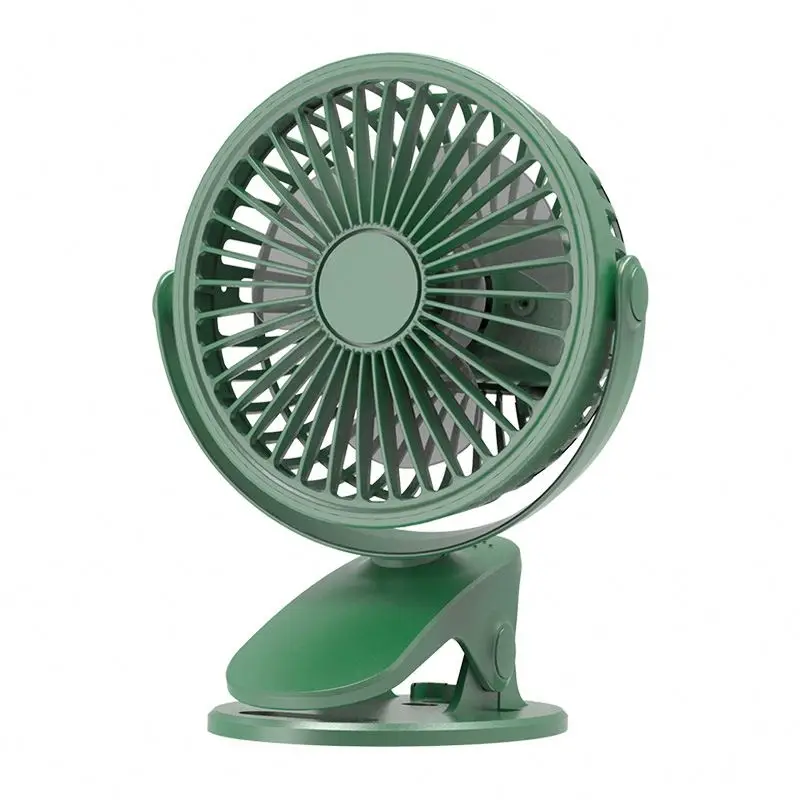Clip & Desk Fan USB Plug in with Sturdy Clamp  3 Speeds Small Fan with Strong Airflow Clip on Fan