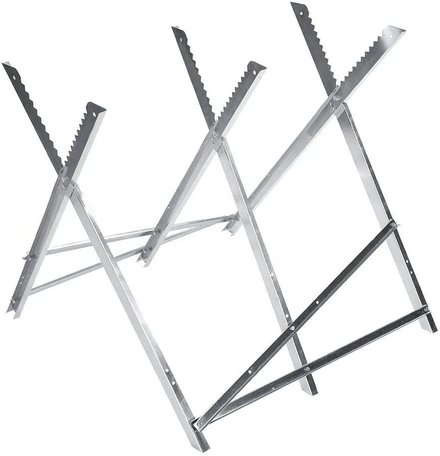 cutting  Saw Horse, Folding Log Folding Saw Horse Holder Timber Cutting Chainsaw Trestle for H