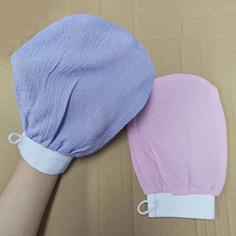 OEM Factory Promotion Hammam Exfoliating Gloves Kessa Moroccan Shower Scrub Bath Gloves Dry Skin Body Morocco Bath