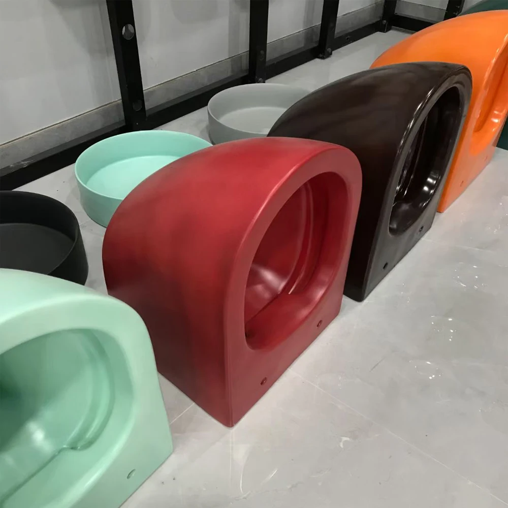 red matt bath toilet suite clean flush modern aqua sanitary wall hang bidet vase portable shattaf