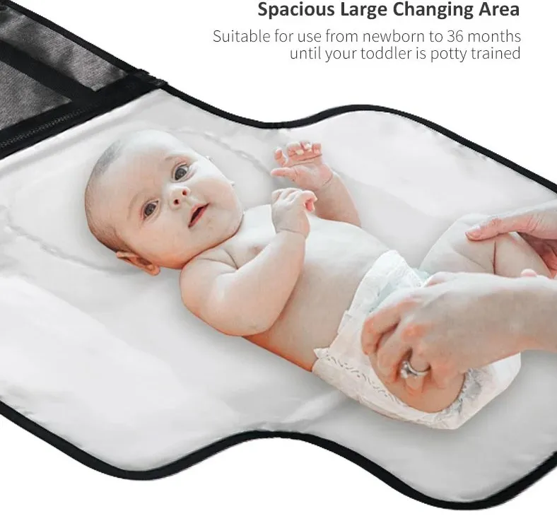 A grade Maternal and child products Mother bag Waterproof Foldable Baby Diaper Changing Mat Changing Pad for baby care