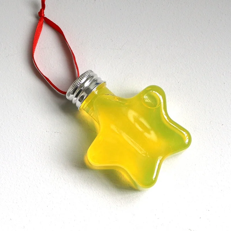 Wholesale Customized 50ml Clear Unique Juice Water christmas ball plastic bottles