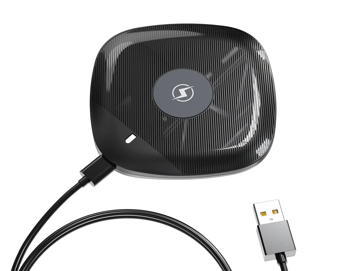 15w Fast charging magnetic mobile phone holders stand Qi chargers with usb cables luminous glass wireless charger