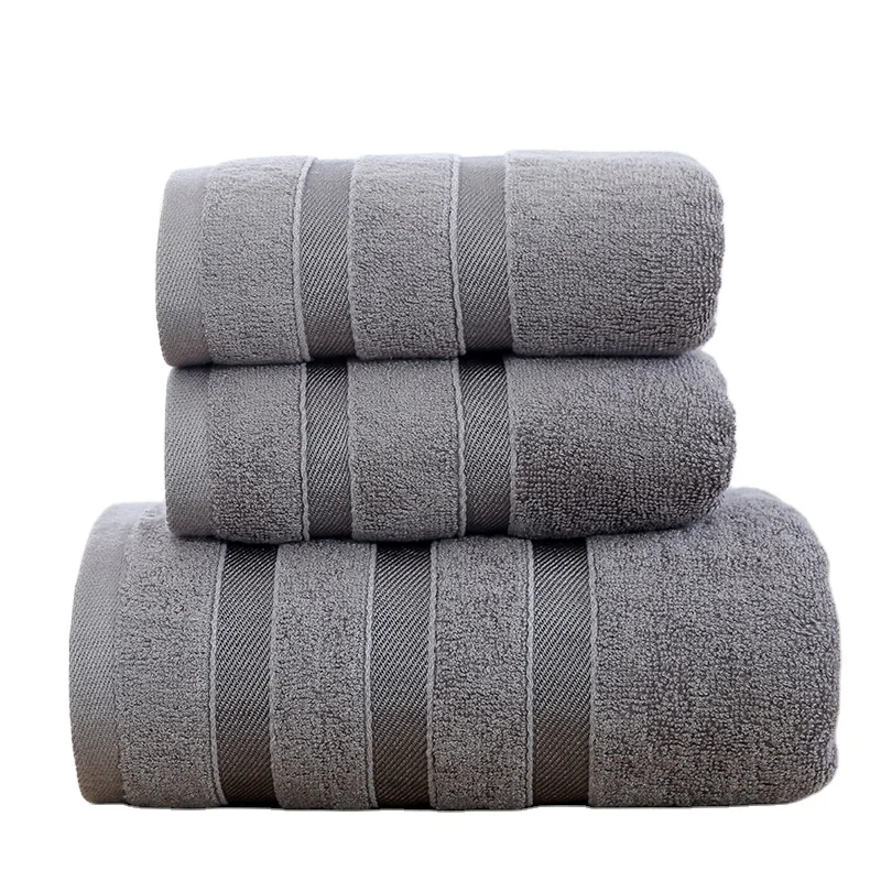 Wholesale 70*140 Thick Bamboo Cotton Bath Towel With High Quality