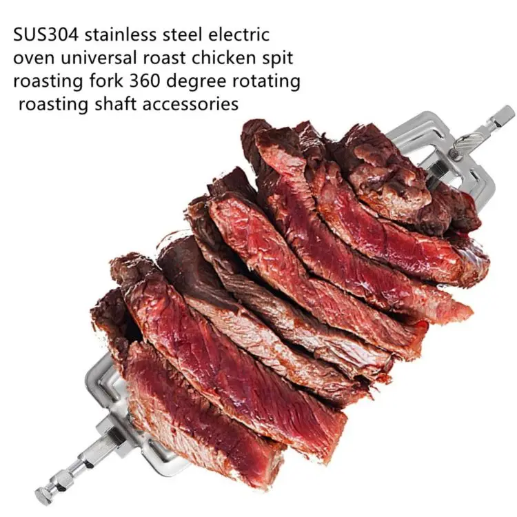  Factory direct supplier Stainless Steel BBQ tool Air Fryer Fork Roast Chicken Fish Meat Grilling