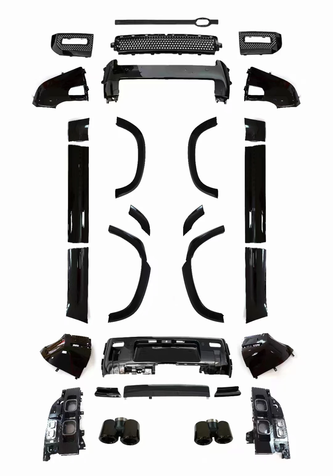 2024 car accessories for land rover defender 90 110 body kit parts New Defender Modify bodykit