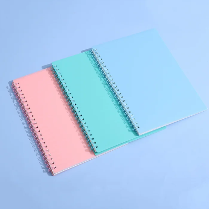 Тетрадь формата А4 карамельного цвета, спиральный журнал, 200 листов, производство дневника