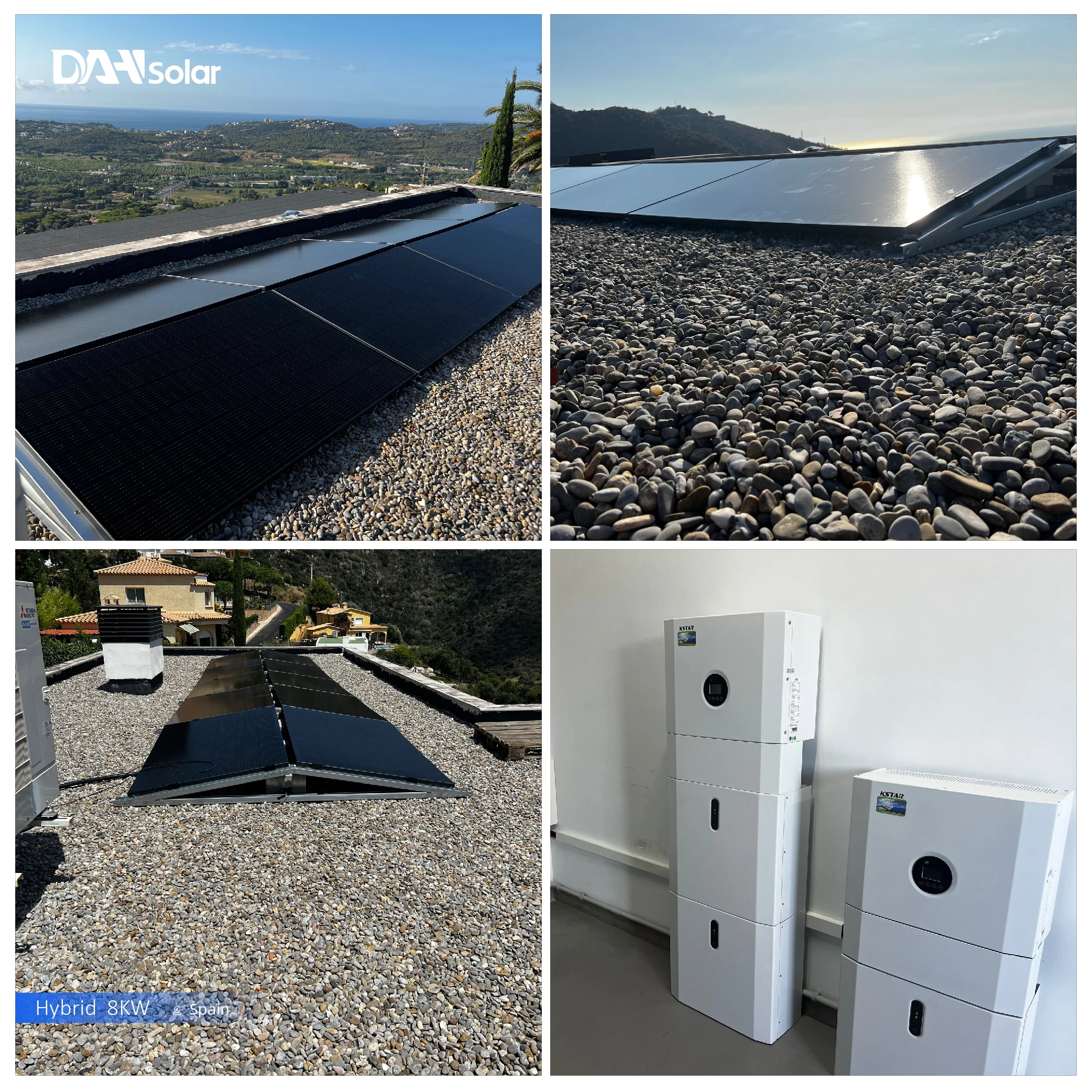 Complete Kit 2000W 3000W Solar Systems Home 5000W 10KW Hybrid Solar Panels 1000w Price