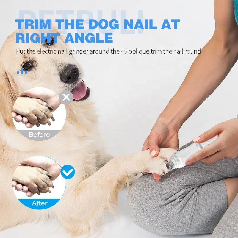 
Hot!!2021 New Arrivals Best Seller Pet supplies Usb Rechargeable Electric Dog Nail Grinder 