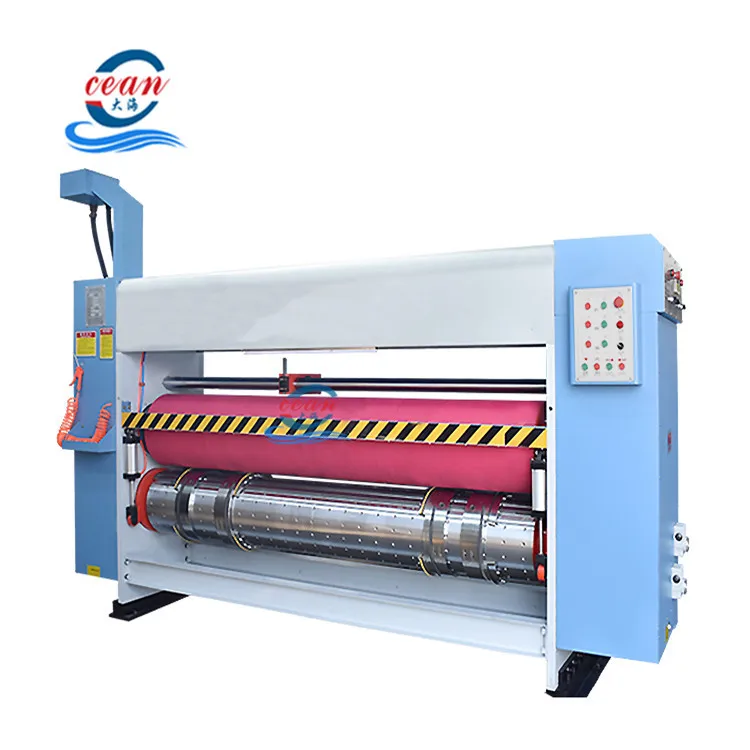 Economic speed carton box printing die cutting machine automatic 3 5 7 ply corrugated cardboard box machine