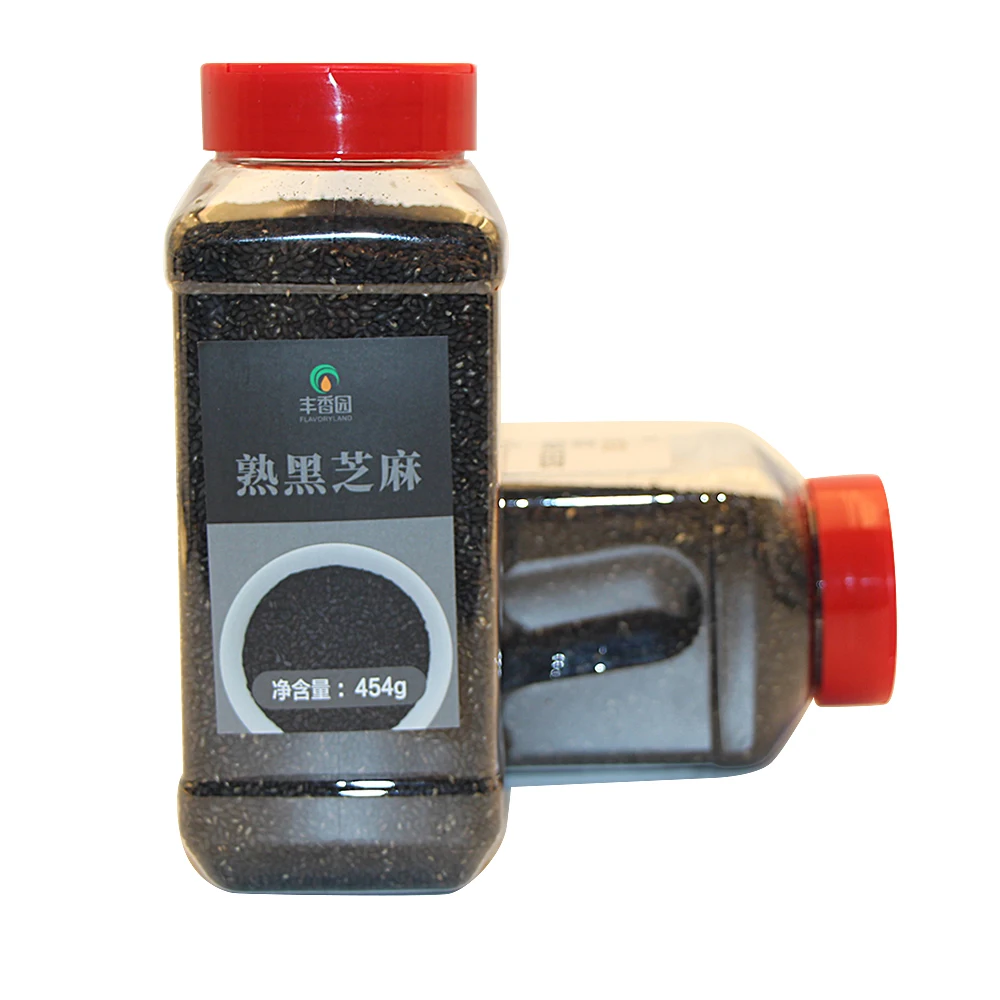 454g premium roasted black sesame seed  Top  Quality black  Sesame