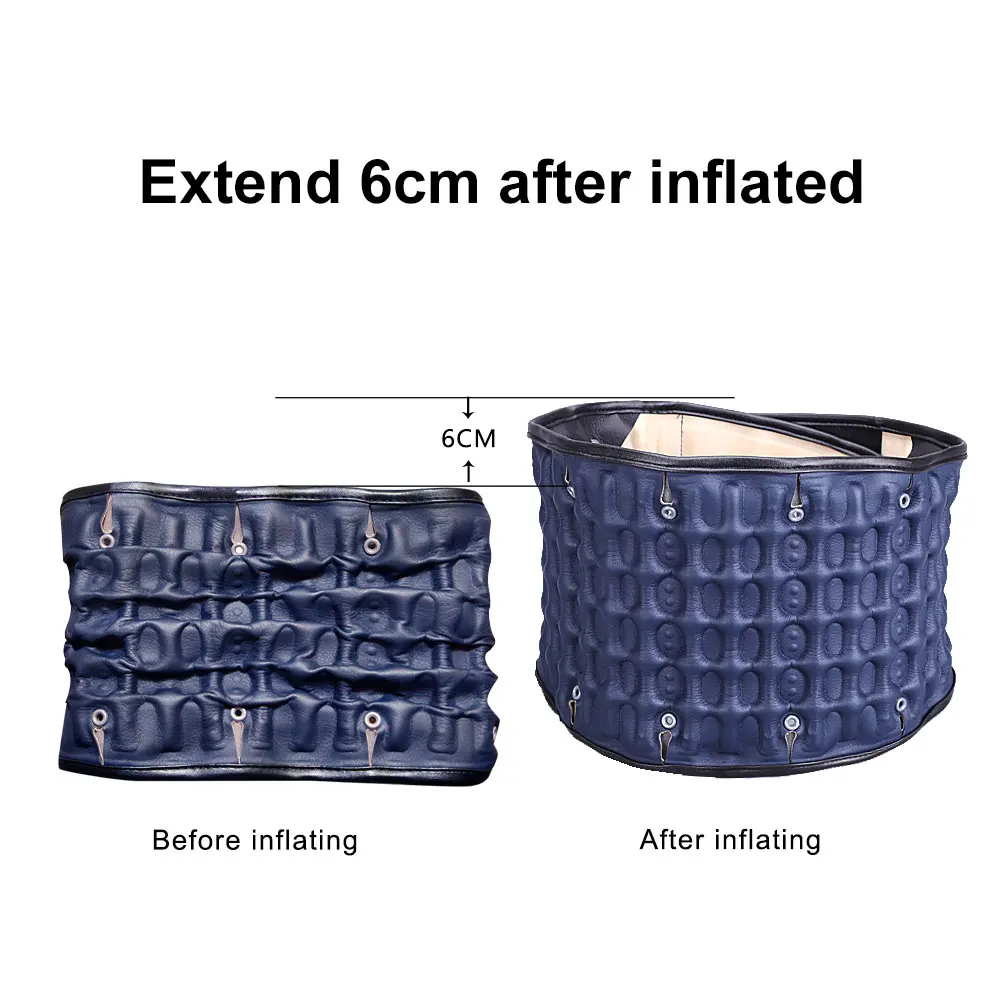 Spinal Decompression Back Belt Waist Support Brace Lumbar Air Traction Belt