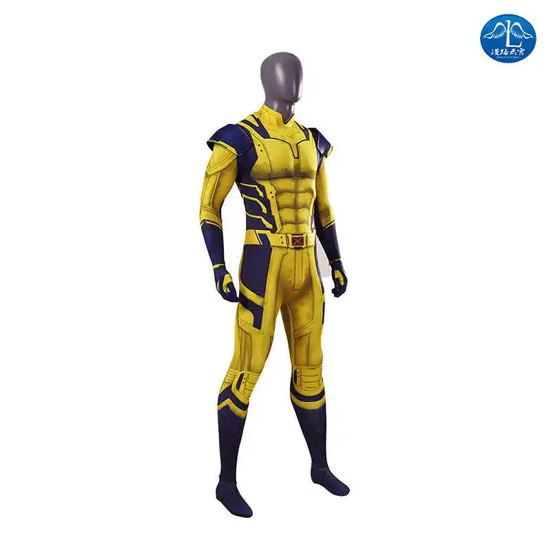 Hot Selling New Halloween Holiday Party Kids Dress Up Costumes Anime Character Wolverine Tights