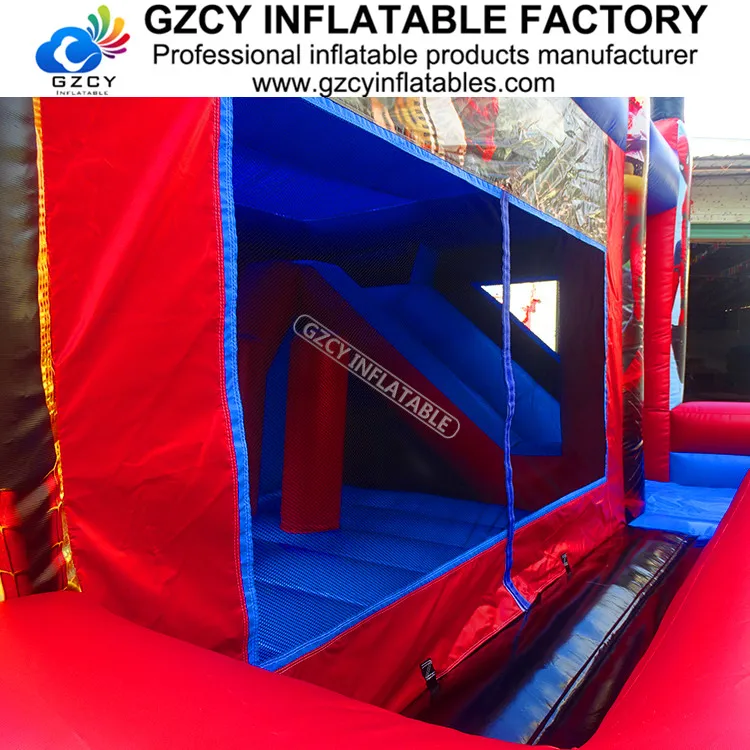 Забавный надувной батут замок коммерческий комбинированный для продажи