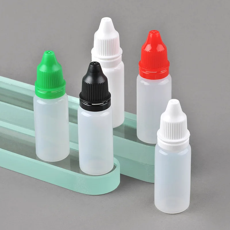 High quality 3-100ml dropper bottle extruded plastic medical dropper bottle  medical sealed eye drops bottle
