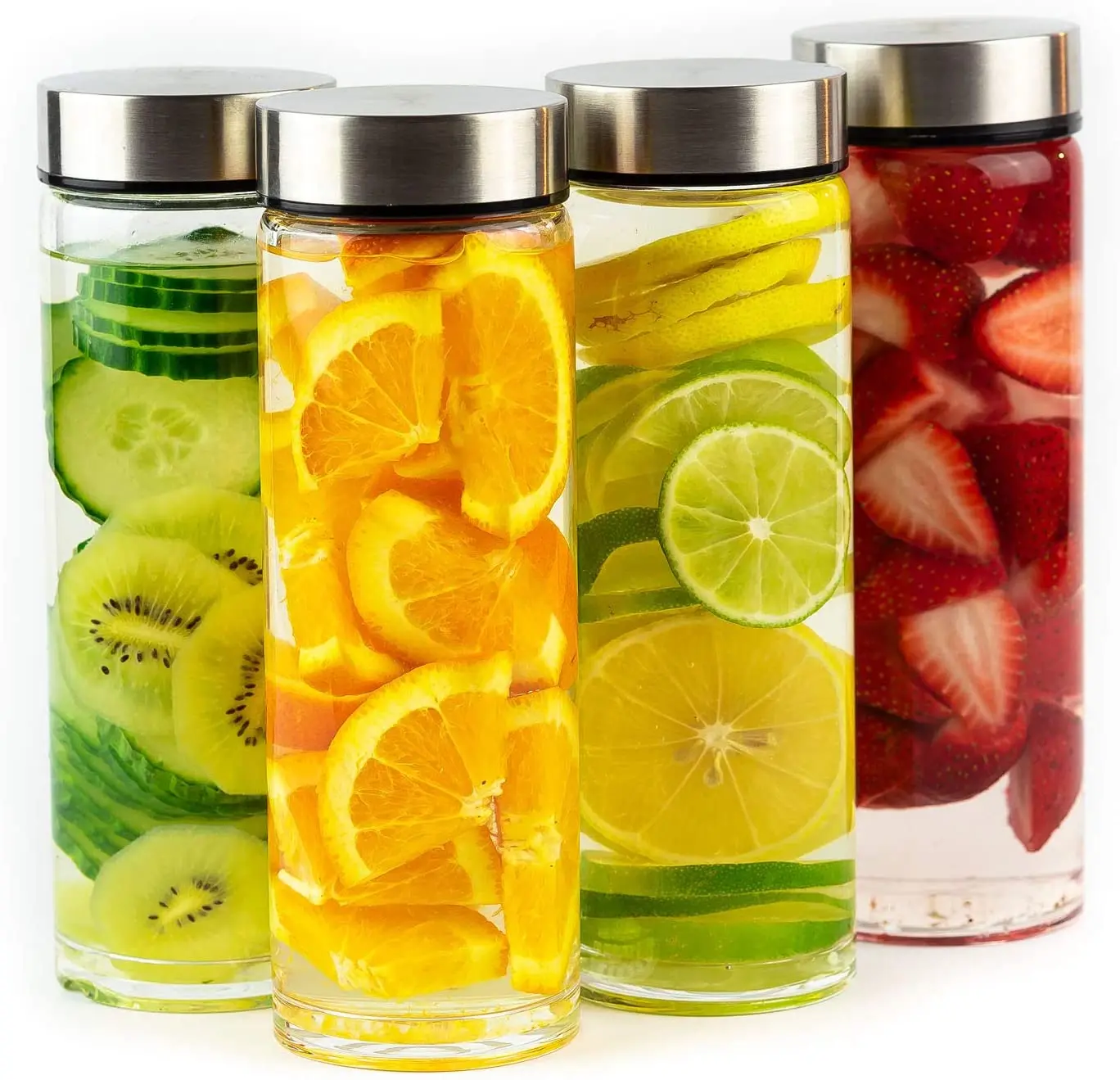 Factory New Products Drinkware Outdoor Camping Coffee Juice Cup Sports Wide Mouth Water Drink Glass Water Bottle