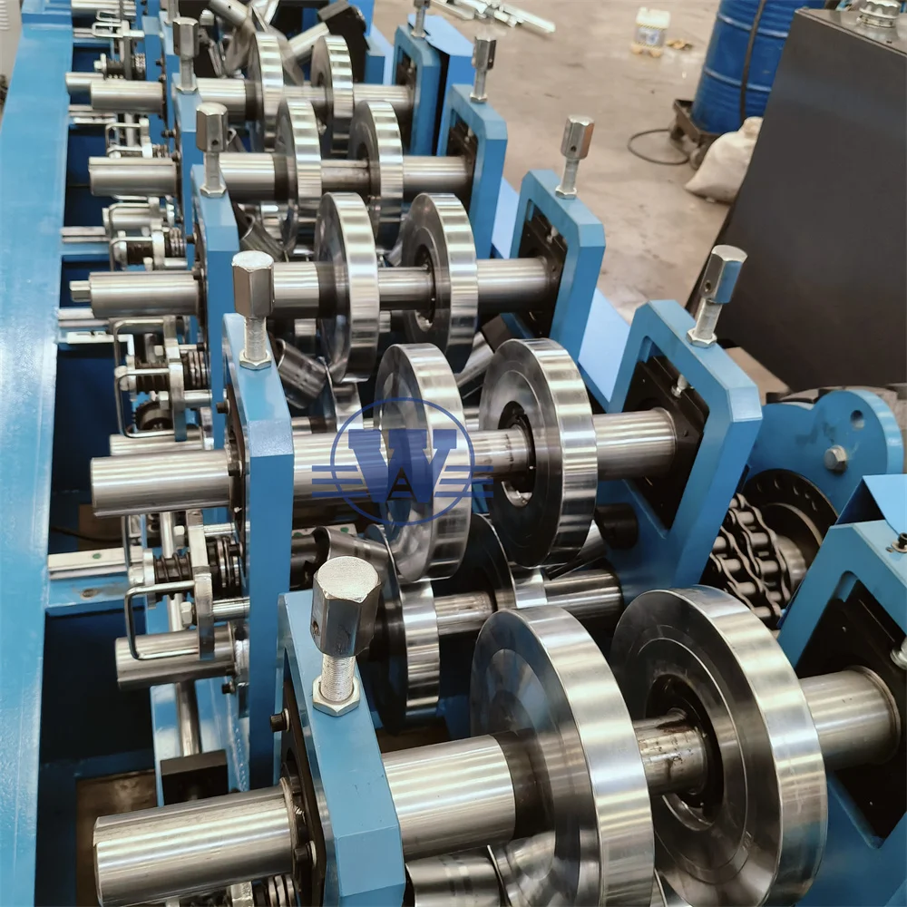 Channel Metal Structure Rolling C Z U Shape Cold Adjustable Automatic Interchangeable Steel CZ Purlin Roll Forming Machine