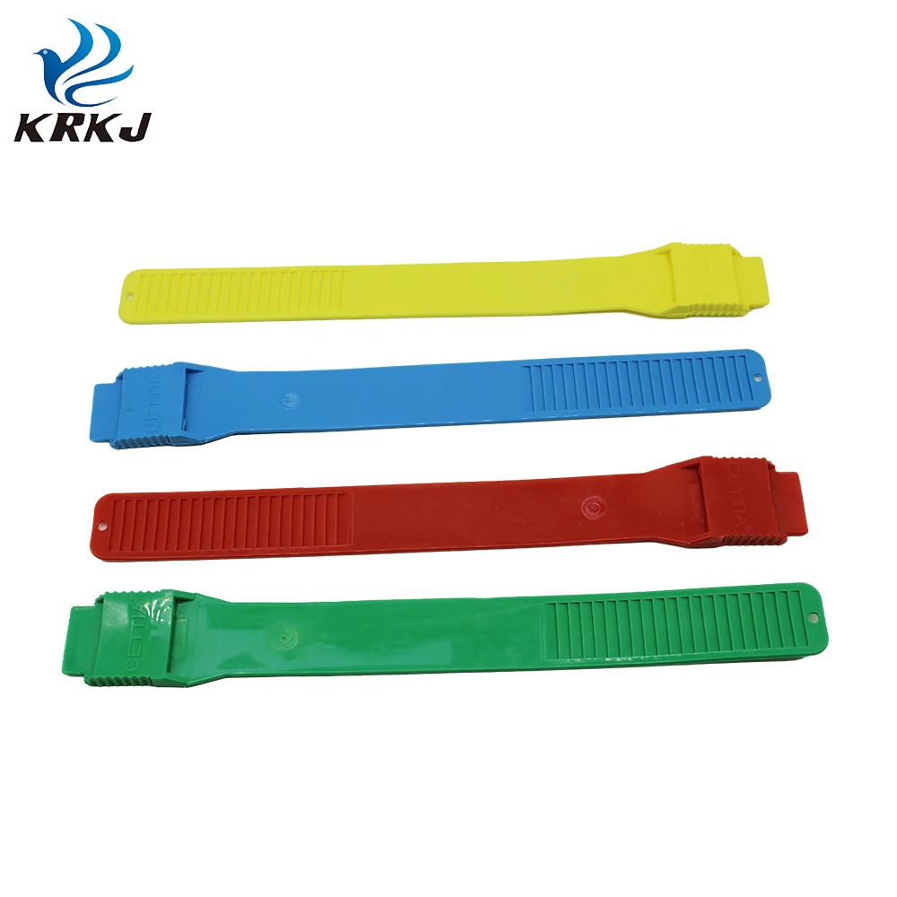 KD740 Veterinary Livestock Animal Plastic Identification Tape Cattle Leg Band for Trimming Marking