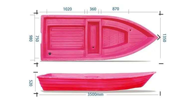 Customize the best-selling plastic fishing boats and various rotomolding products in Europe and America