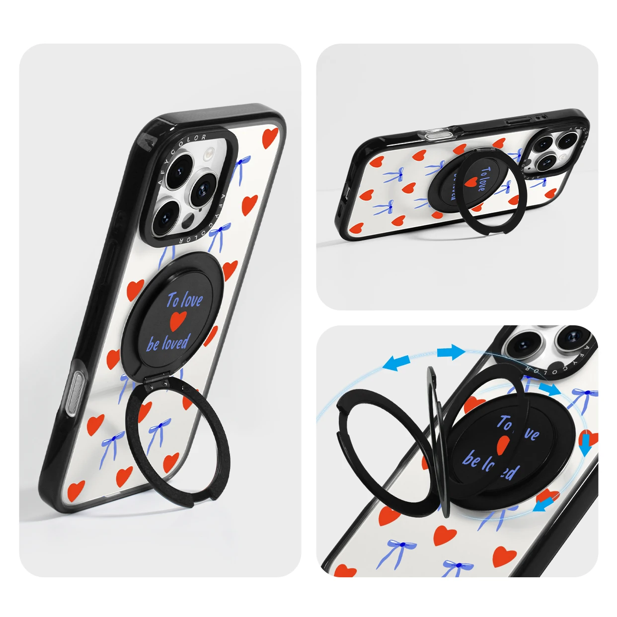 Настраиваемый держатель для мобильного телефона чехол Apple iPhone 16 15 Pro Max Новый Магнитный поворотный Чехол-подставка