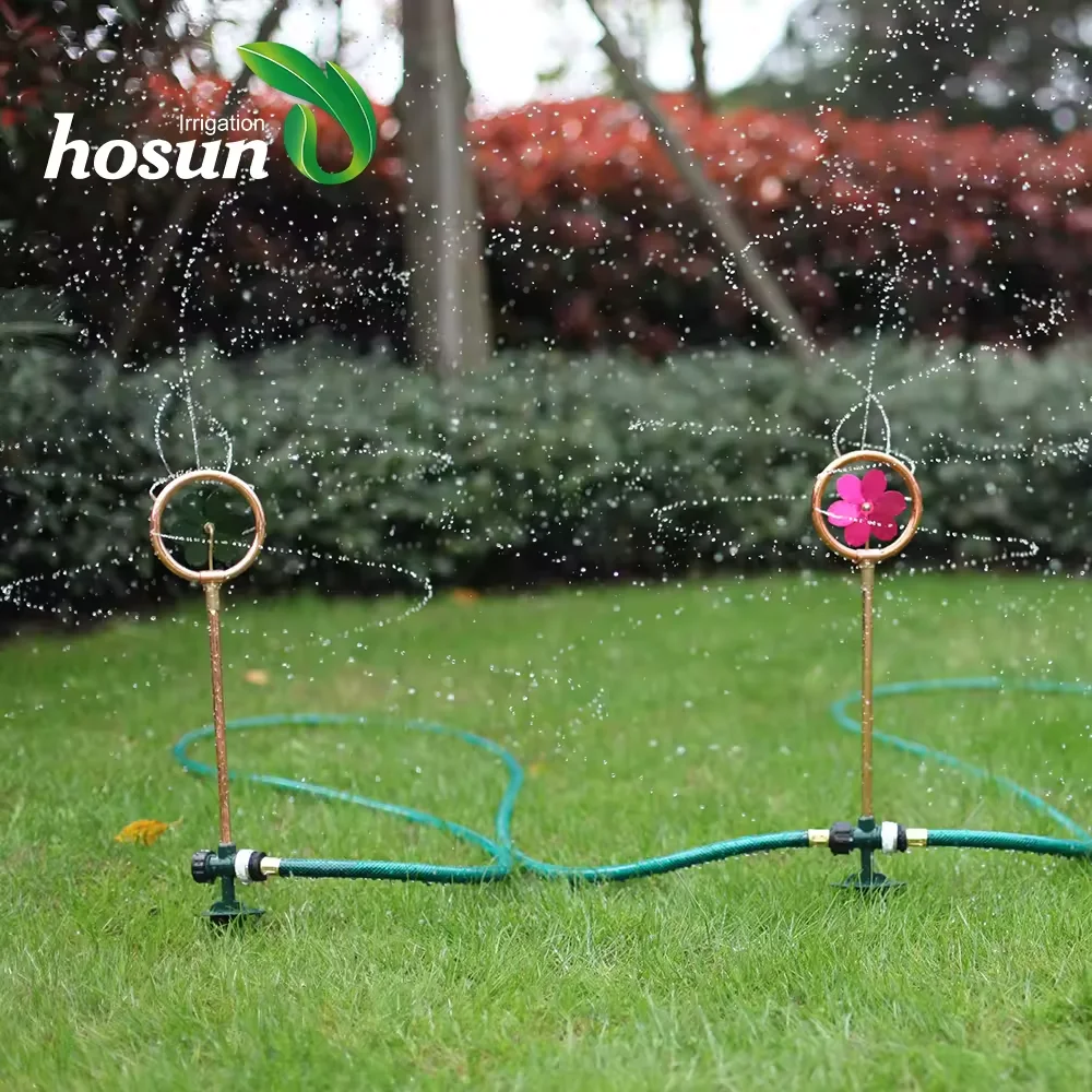 Chinese portable flower metal watering decorative nozzle rotating mini lawn farm equipment garden irrigation mini sprinkler