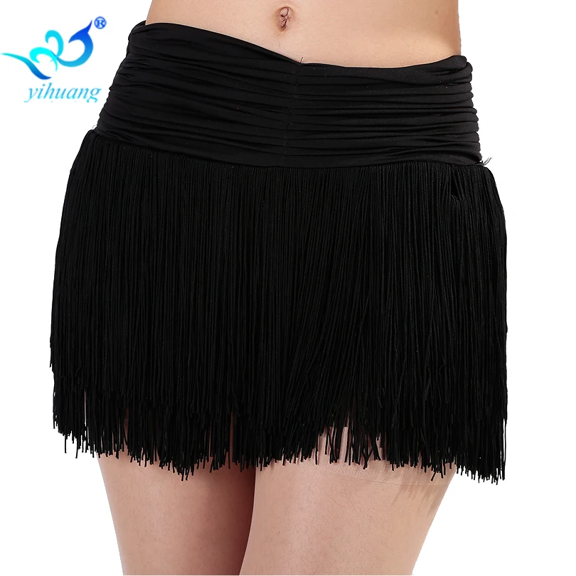 Wholesale Tassel Belly Skirt Women Bellydance Performance Wear Costumes Bollywood Skirts Fringe