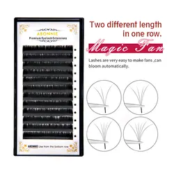 Fluffy matte soft blooming easy fan 15mm 23mm auto fan lashes 003 005 0.07 C D CC DD L M curl easy fan eyelash extention