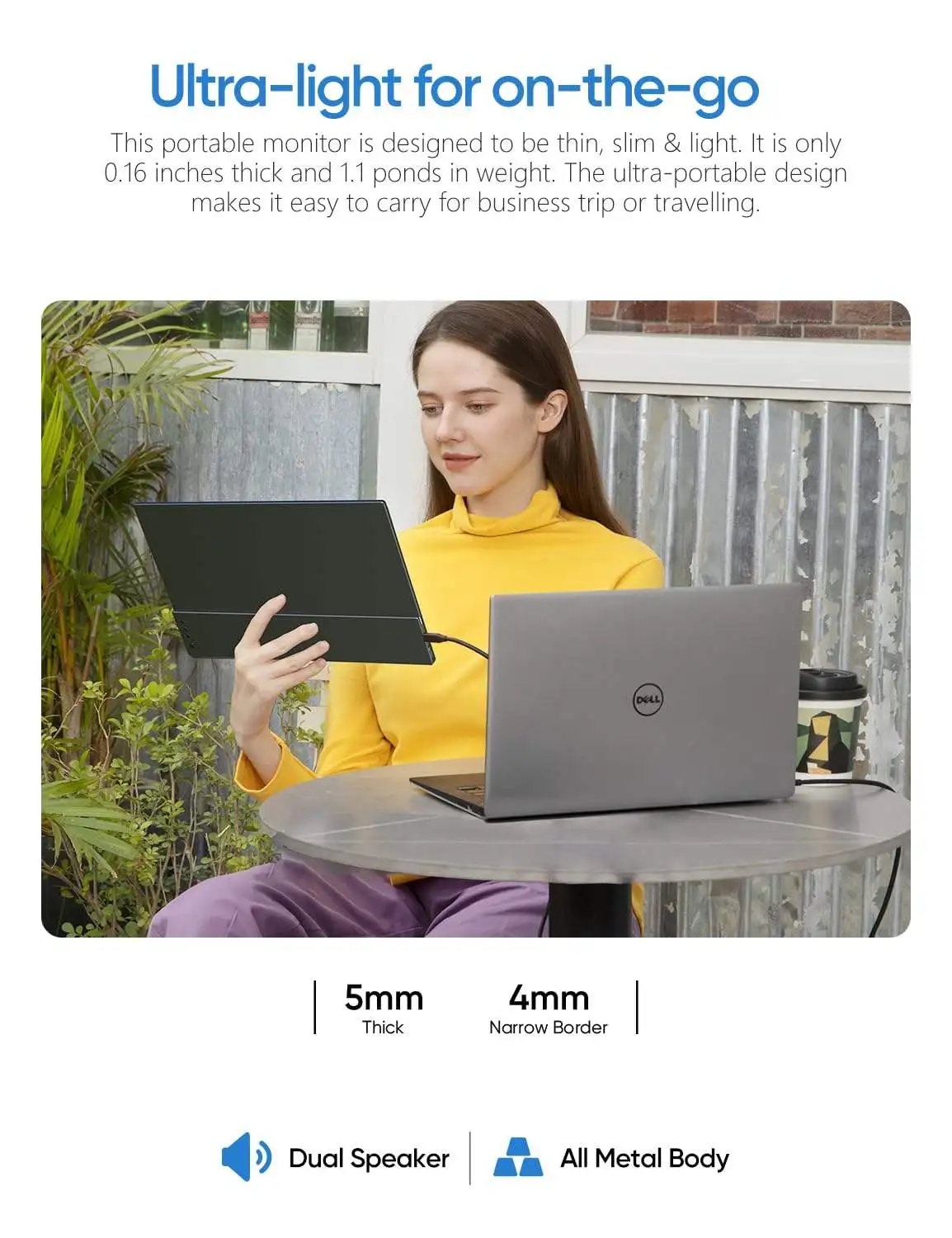 Arzopa 15.6 Inch 1080P FHD Full HD Gaming USB Portable Portatil Monitor Celulares Para Pantalla Ecran Phone Display Led