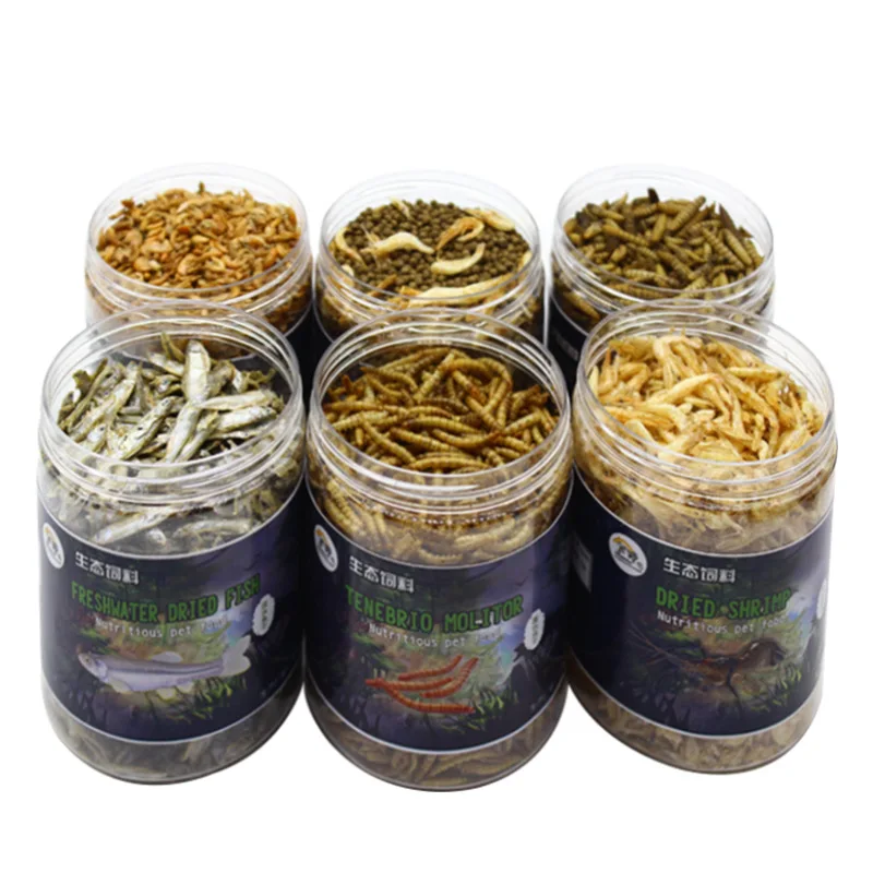 Hot Selling High Protein Nutrition Fresh water fish dried shrimp dried turtle food Also for Newts, Frogs, Lizard