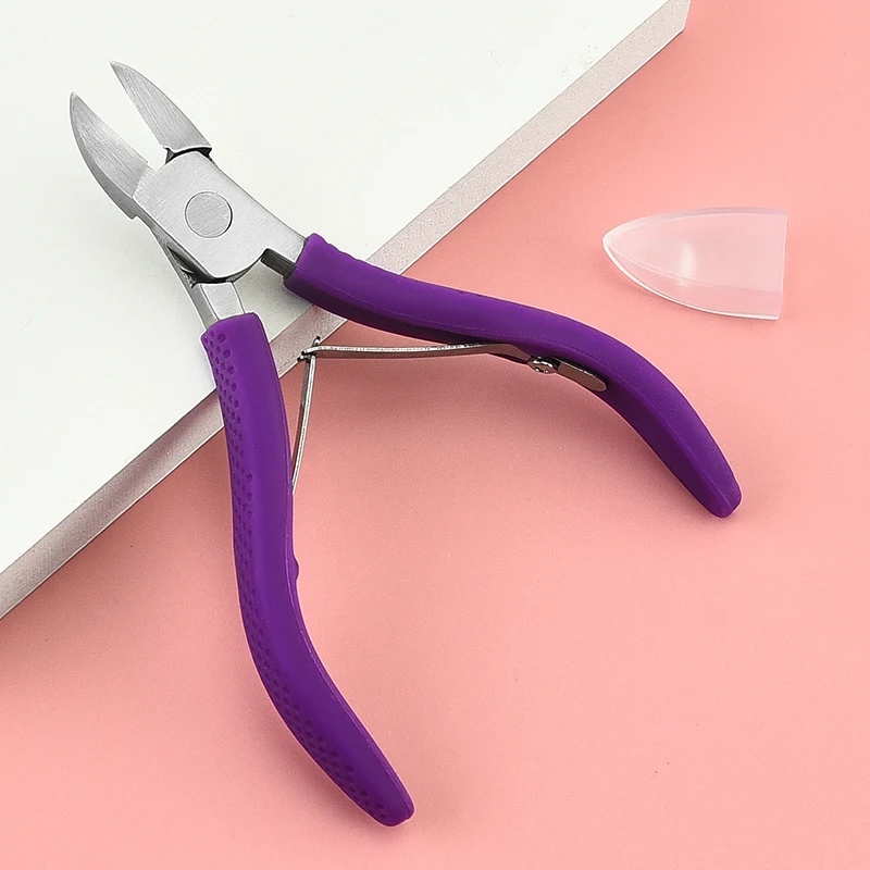 Factory cheap sale multifunctional yellow mini needle nose dead skin pliers