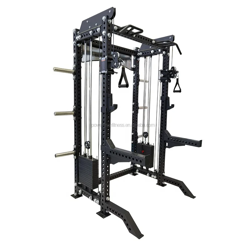 New Professional Fitness Equipment Commercial Multi Station All In One Cable Machine Gym