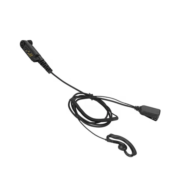 RISENKE EH296 woki toki ушной крючок спиральный кабель G наушник с микрофоном для hytera