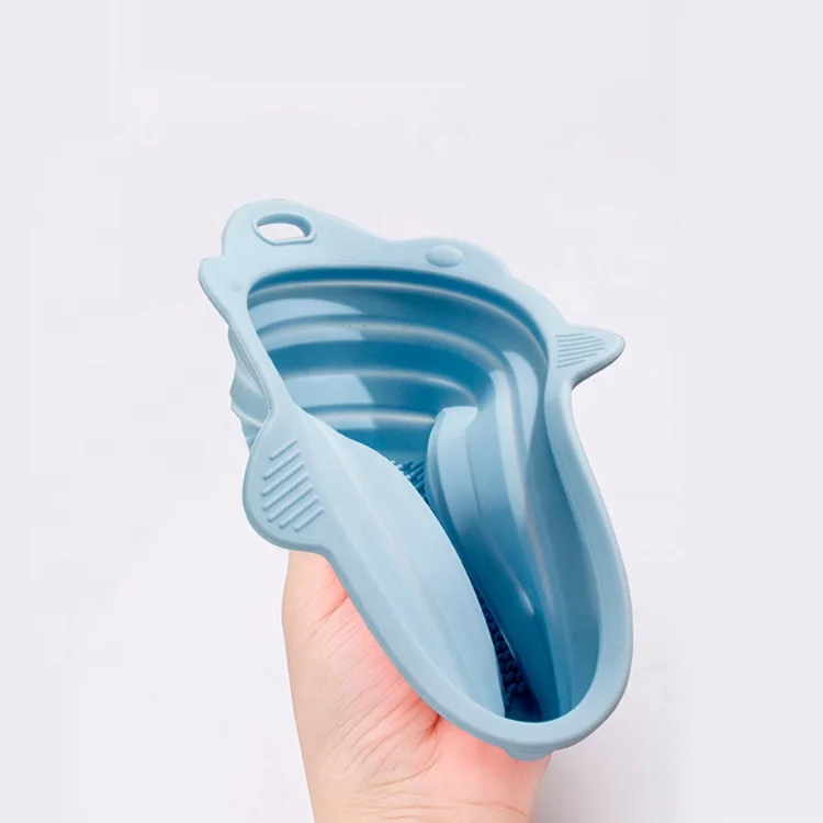 Foldable Makeup Brush Cleaner Silicone Brush Cleaning Mat Cosmetic Brush Cleaner Washing Tool