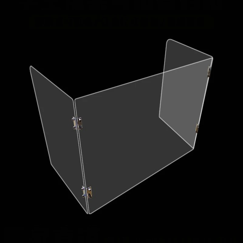 Acrylic sneeze guard, custom Plastic Acrylic Isolation sheet for school office Anti-spray AntiDroplet antiepidemic baffle