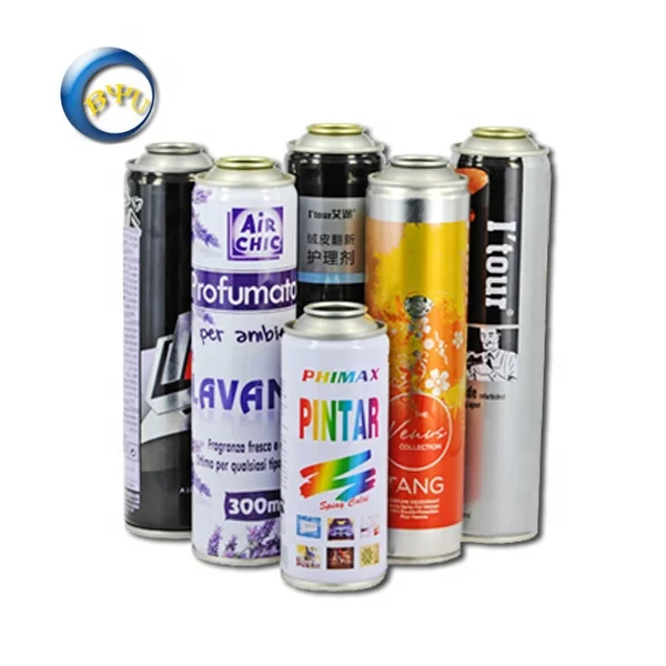 China Manufacturers Empty Aerosol Spray Paint Tin Cans by BYU