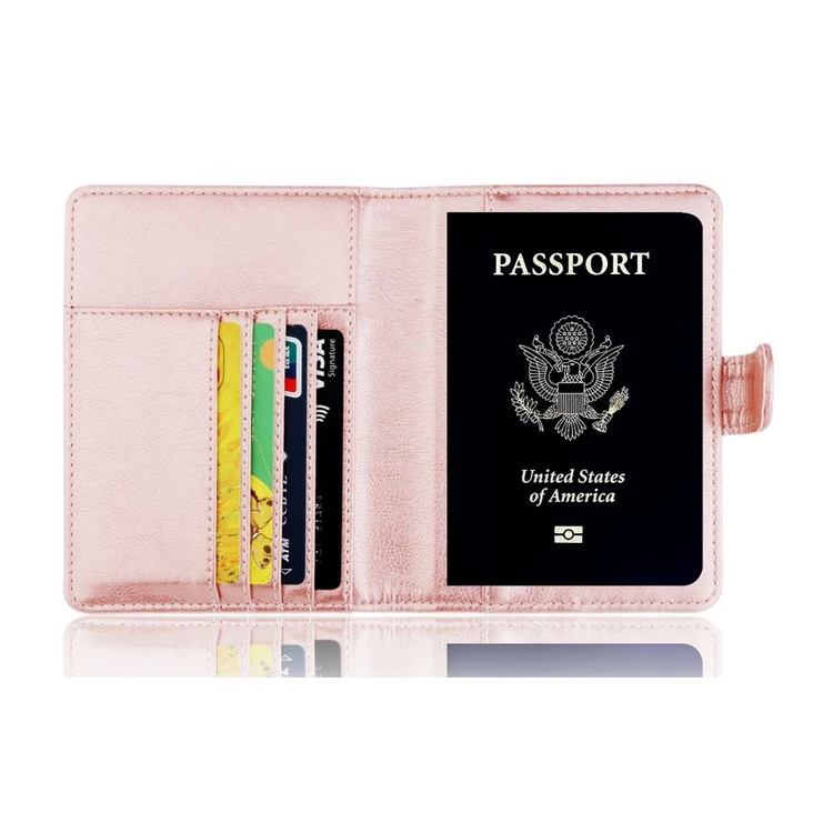 Wholesale Colourful Custom Logo Family Travel Credit Card Passport Cover Rfid Blocking Pu Leather Australia Passport Holder
