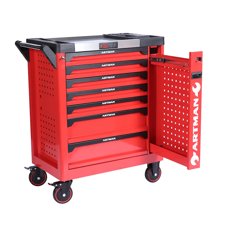 CD-3307PRO 7 DRAWER CABINET WITH EXTRA FRONT DRAWERS FOR TOOL STORAGE